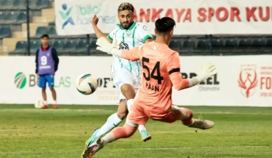 Aliağaspor FK ve Çankaya Spor Kulübü 0-0 Berabere Kaldı