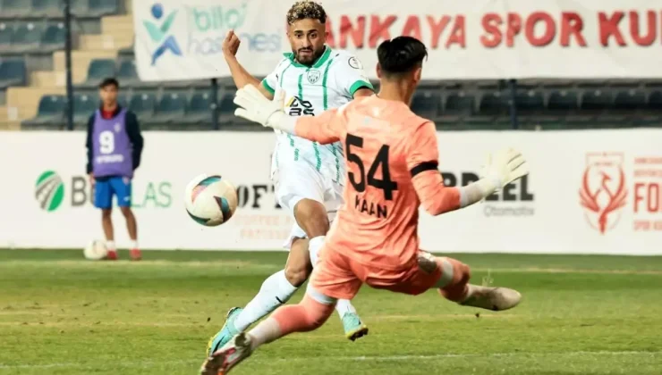 Aliağaspor FK ve Çankaya Spor Kulübü 0-0 Berabere Kaldı