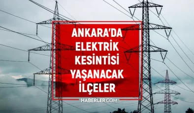 Ankara elektrik kesintisi! 29-30 Ekim Keçiören, Mamak, Etimesgut elektrik kesintisi ne zaman bitecek?